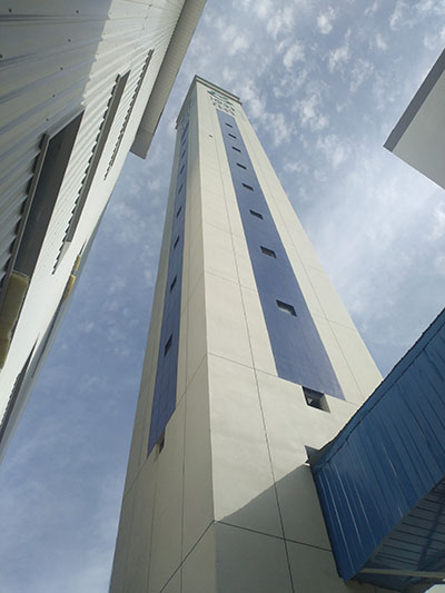 海陽生活垃圾無害化處理焚燒發電項目煙囪外墻裝飾